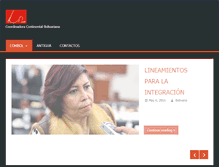 Tablet Screenshot of conbolivar.org
